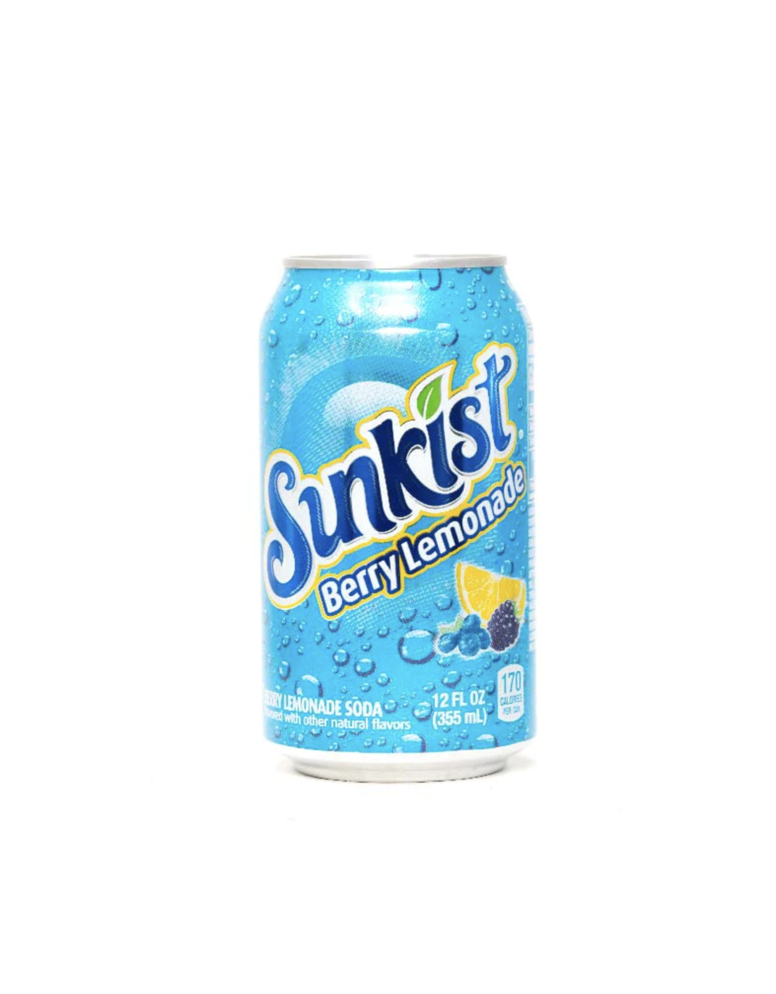 Sunkist Berry Lemonade Flavoured Soda USA 12fl oz 355ml MCR Snack Sunkist Berry Lemonade Flavoured Soda USA 12fl oz 355ml MCR Snack
