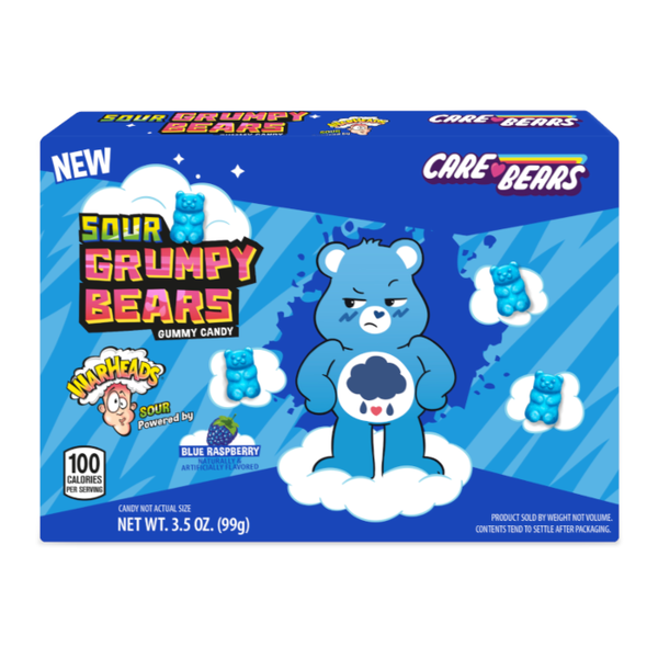 Buy Warheads Care Bears Sour Grumpy Bears Theater Box - 3.5oz (99g)
